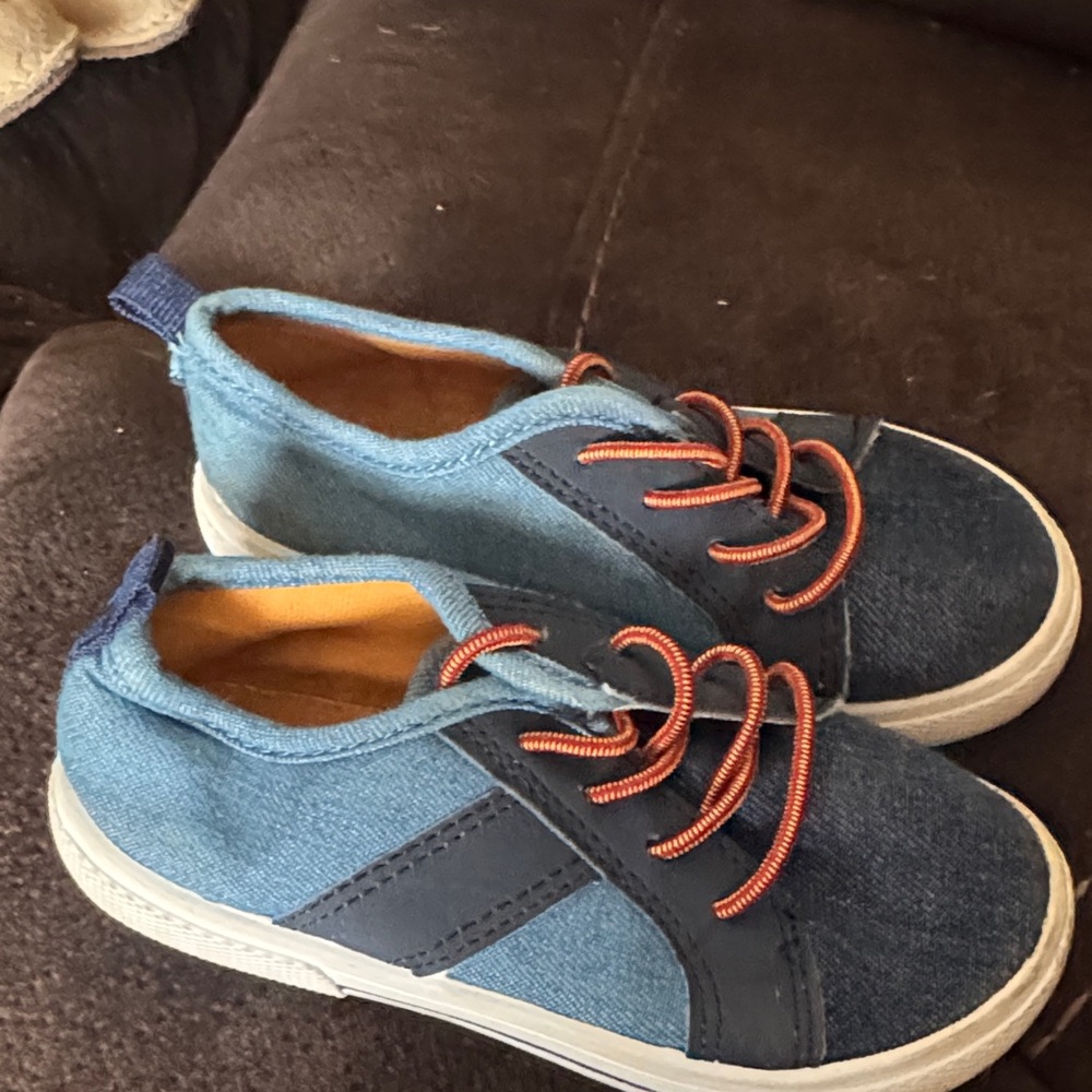 Carter's Blue and Orange Toddler Sneakers